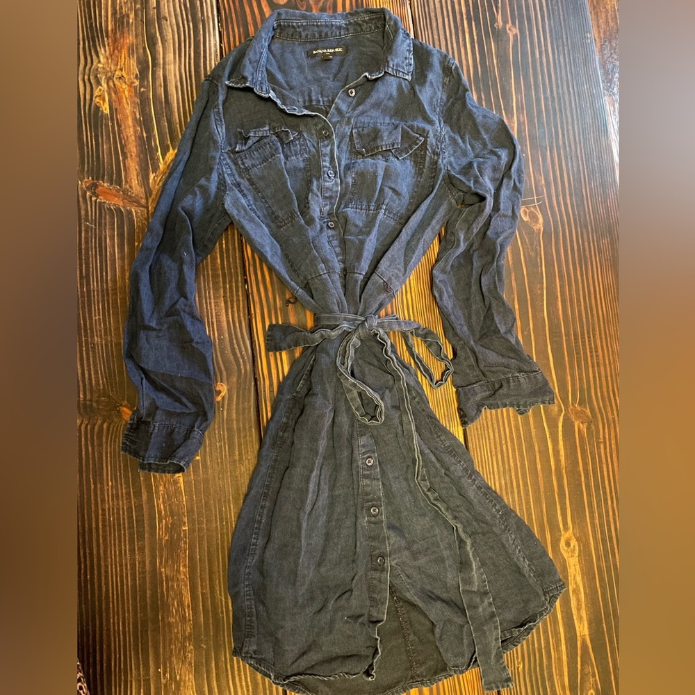 Banana Republic Denim Shirt Dress